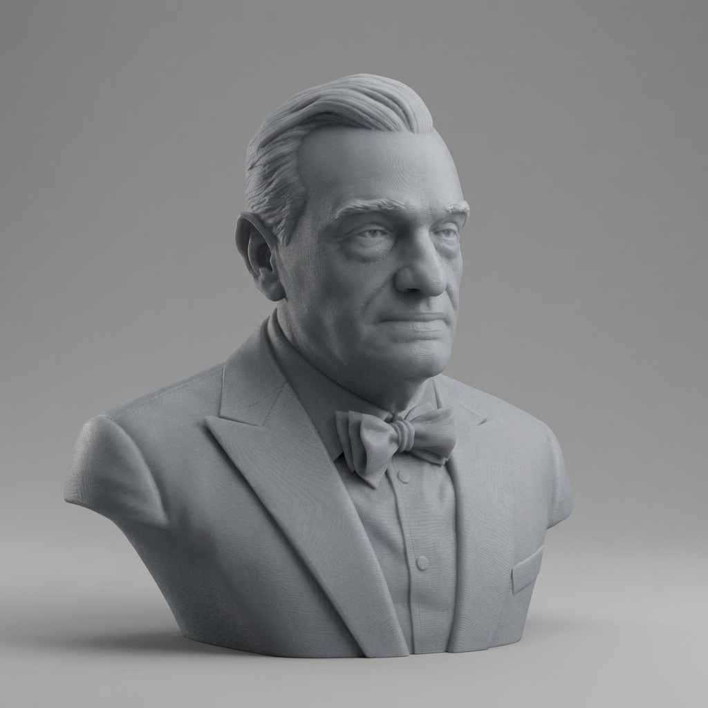 Martin Scorsese Bust 3D Printable 3D Model