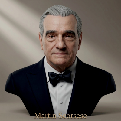 Martin Scorsese Bust 3D Printable