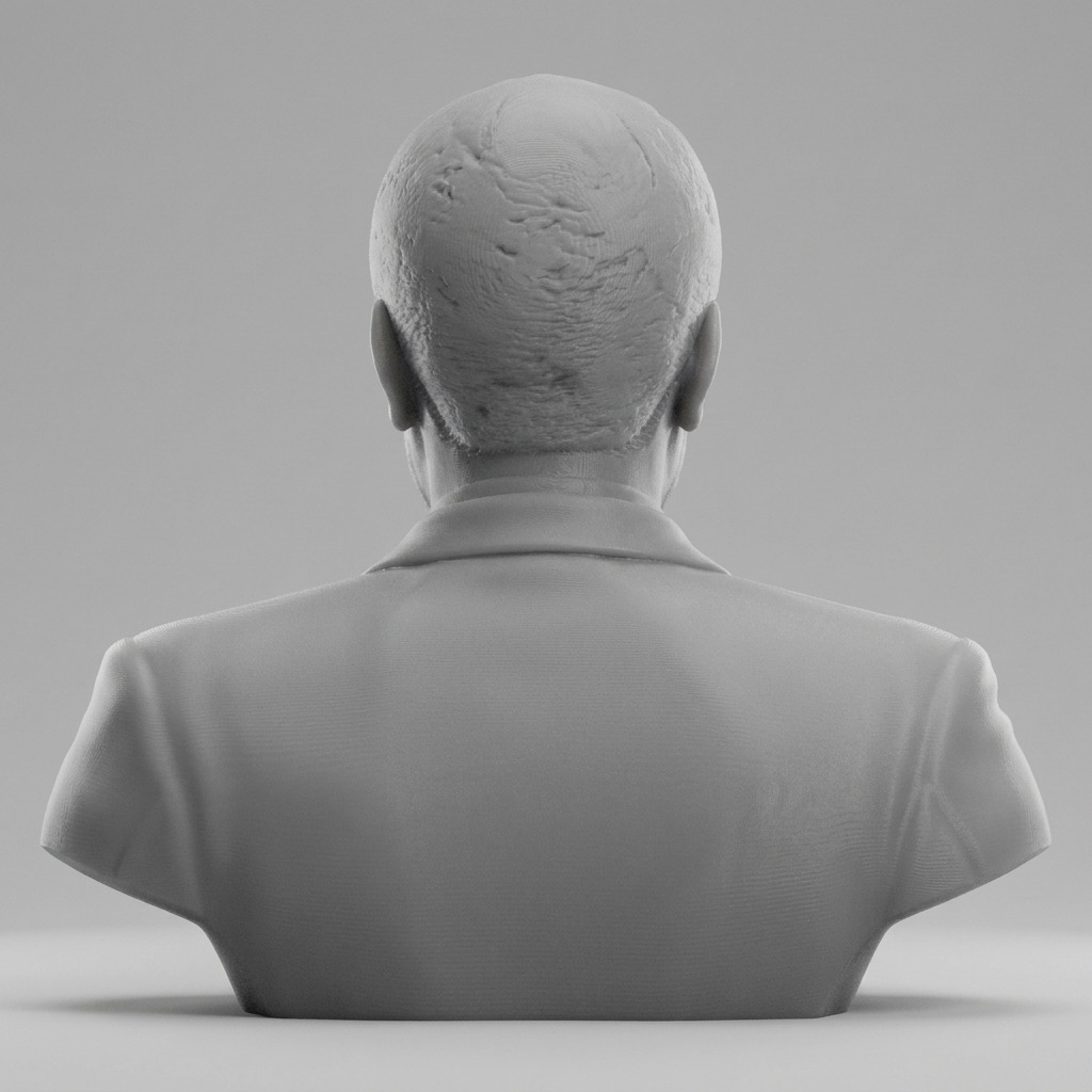 Marvin Gaye 3D Printable Bust 3D Model