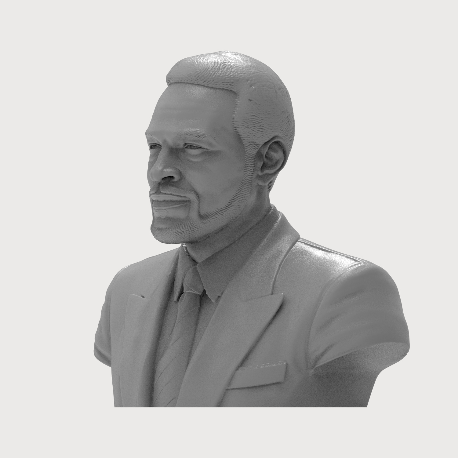 Marvin Gaye 3D Printable Bust 3D Model