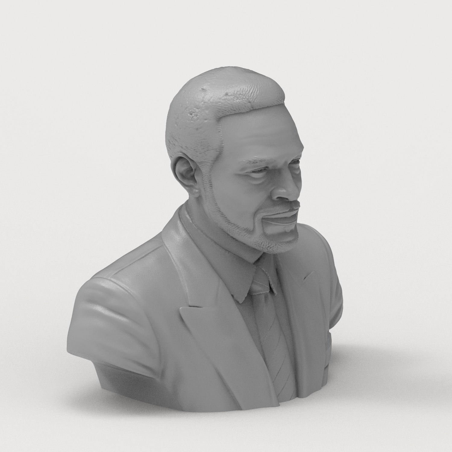 Marvin Gaye 3D Printable Bust 3D Model