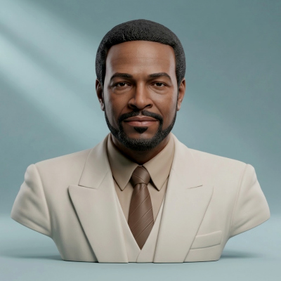 Marvin Gaye 3D Printable Bust