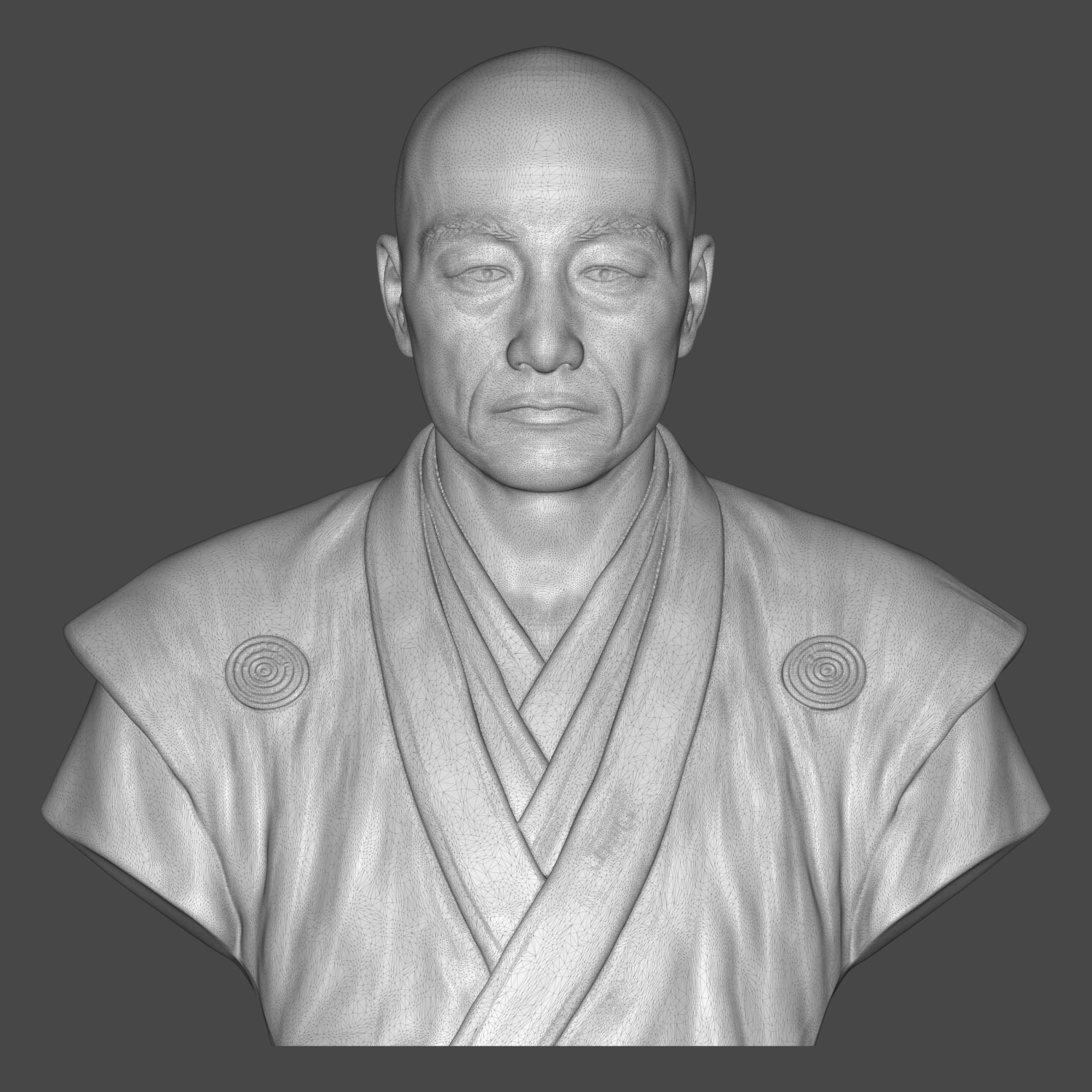 Matsudaira Kiyoyasu 3D Printable Bust 3D Model