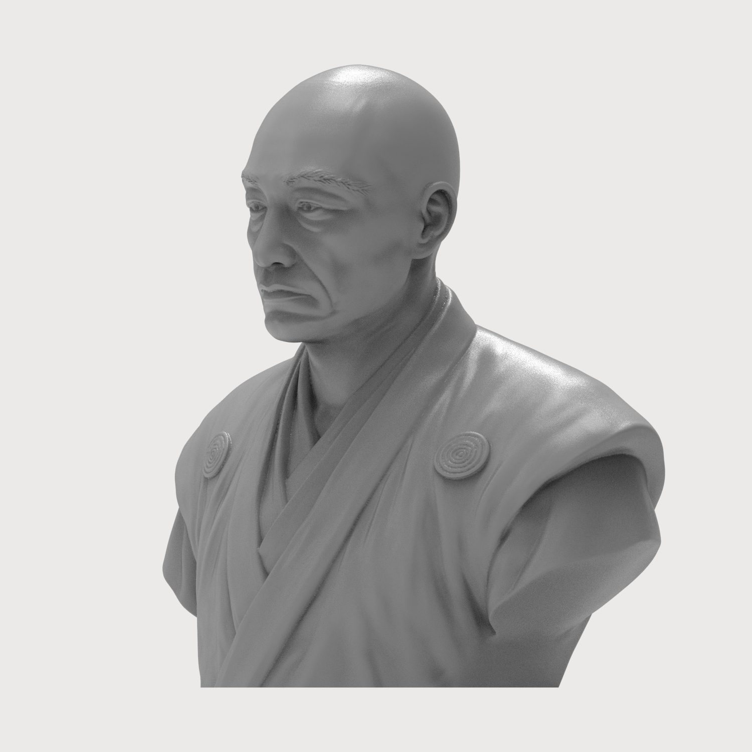 Matsudaira Kiyoyasu 3D Printable Bust 3D Model
