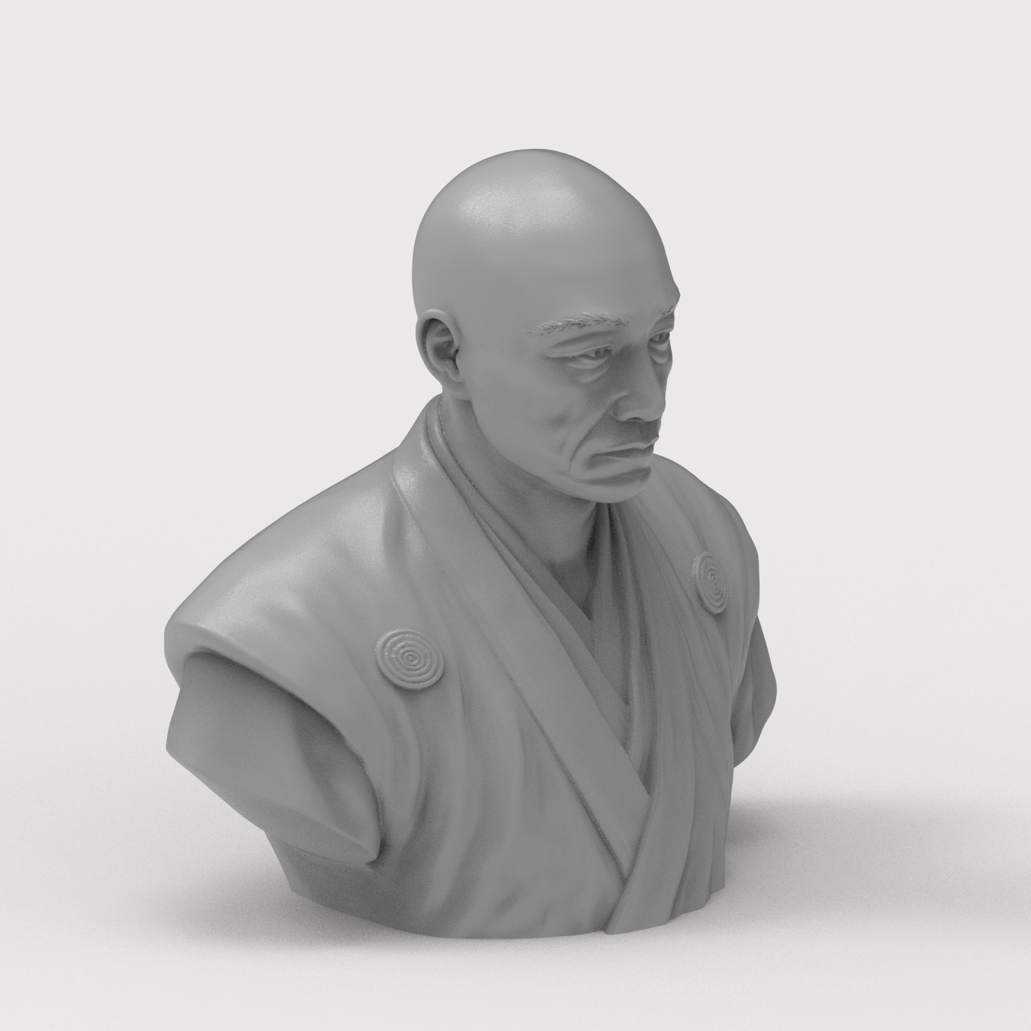 Matsudaira Kiyoyasu 3D Printable Bust 3D Model