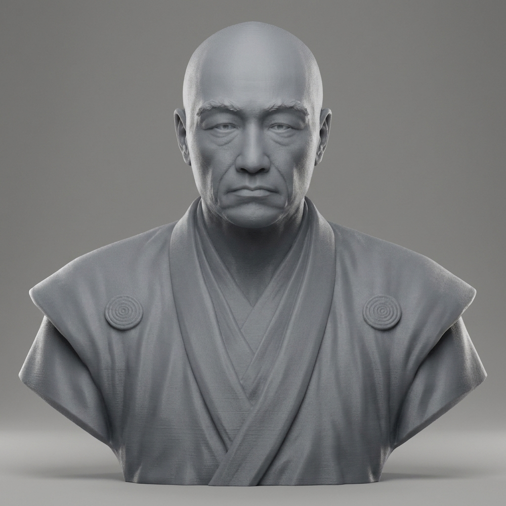 Matsudaira Kiyoyasu 3D Printable Bust 3D Model