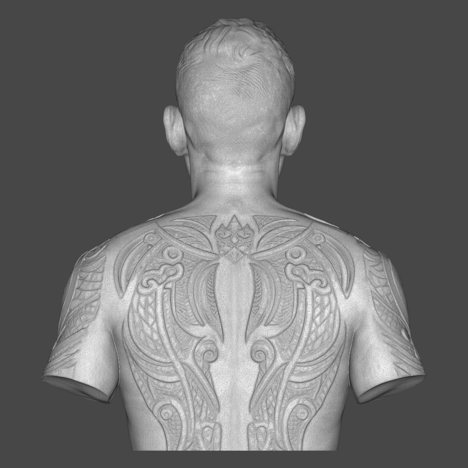 Max Holloway BMF 3D Printable Bust 3D Model
