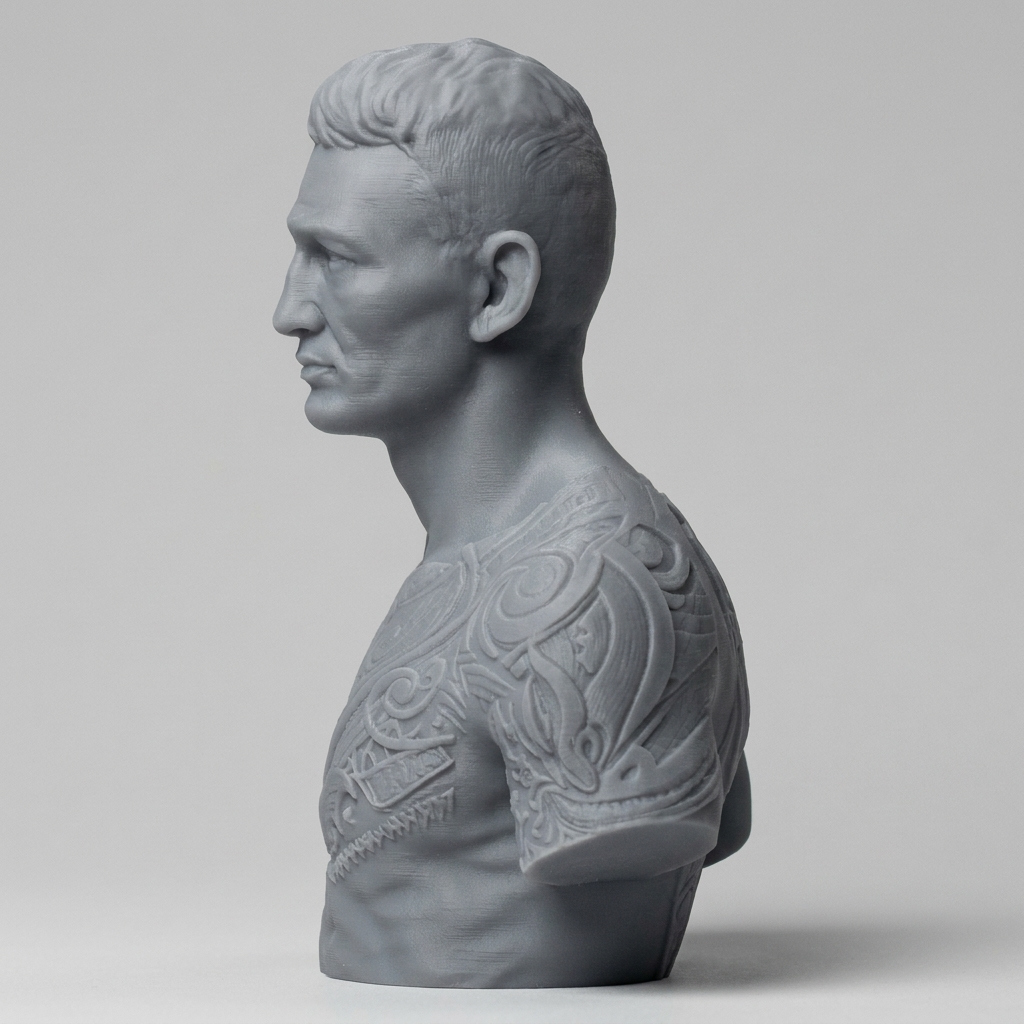 Max Holloway BMF 3D Printable Bust 3D Model