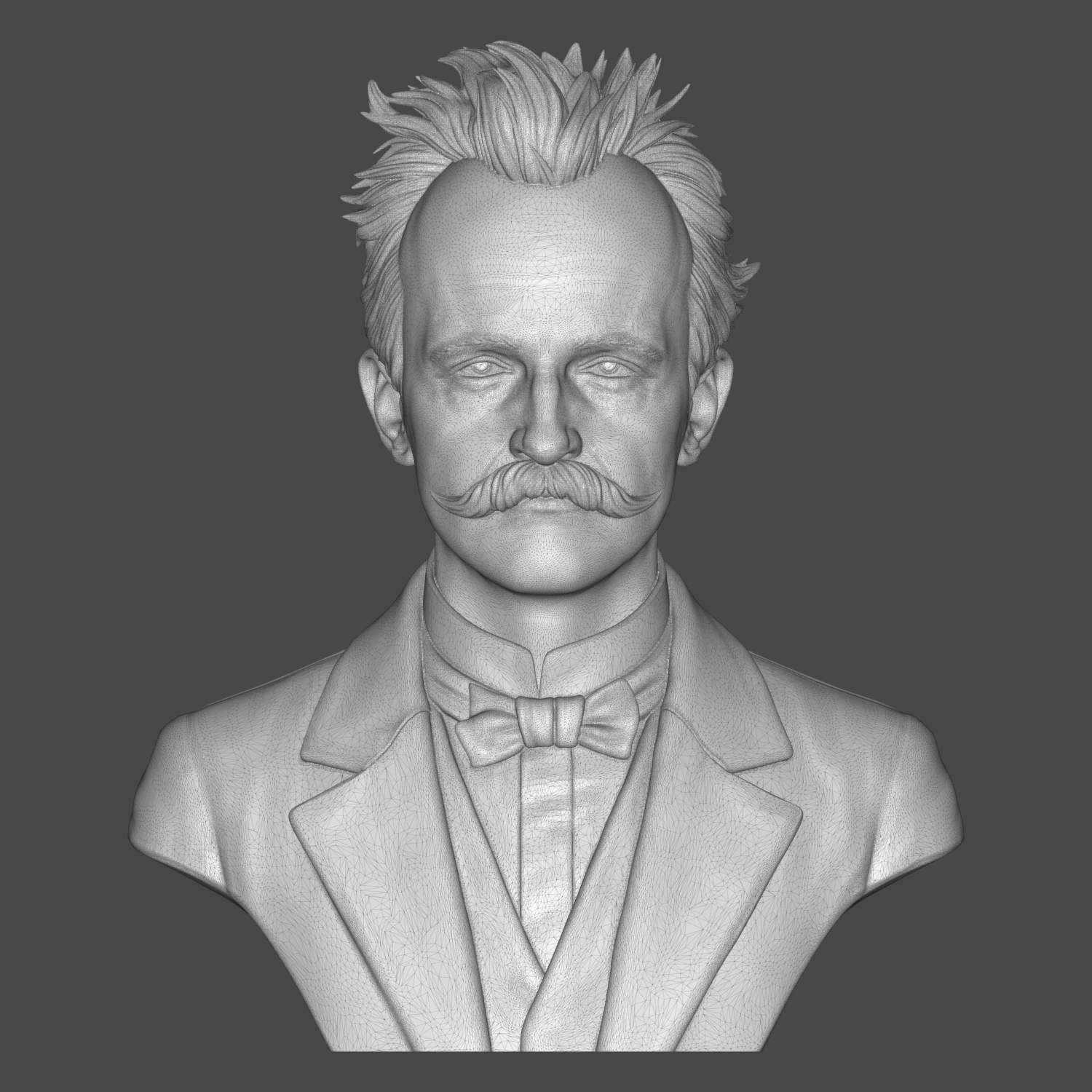 Max Planck 3D Printable Bust 3D Model