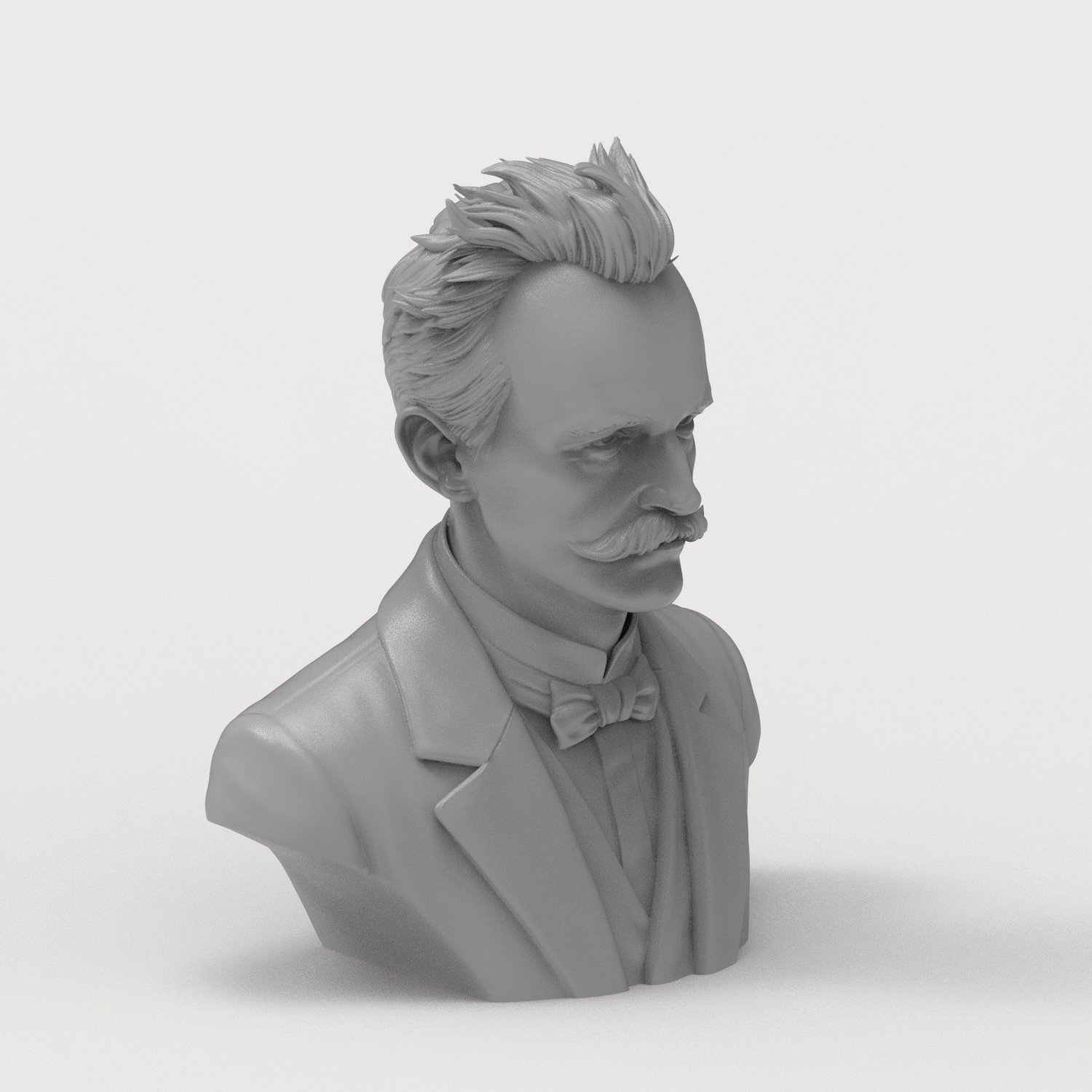 Max Planck 3D Printable Bust 3D Model