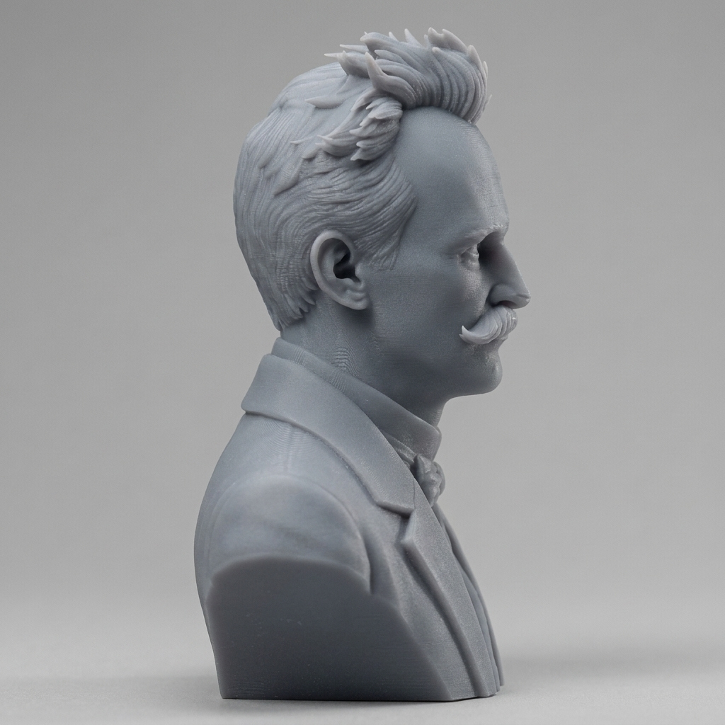 Max Planck 3D Printable Bust 3D Model