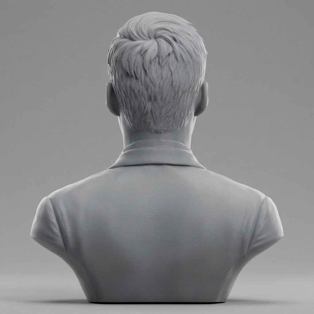 Max Verstappen 3D Printable Bust 3D Model