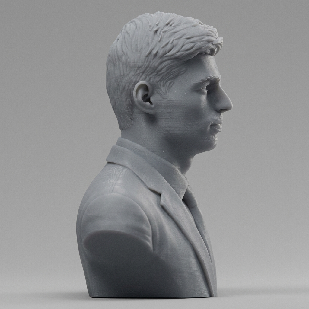 Max Verstappen 3D Printable Bust 3D Model