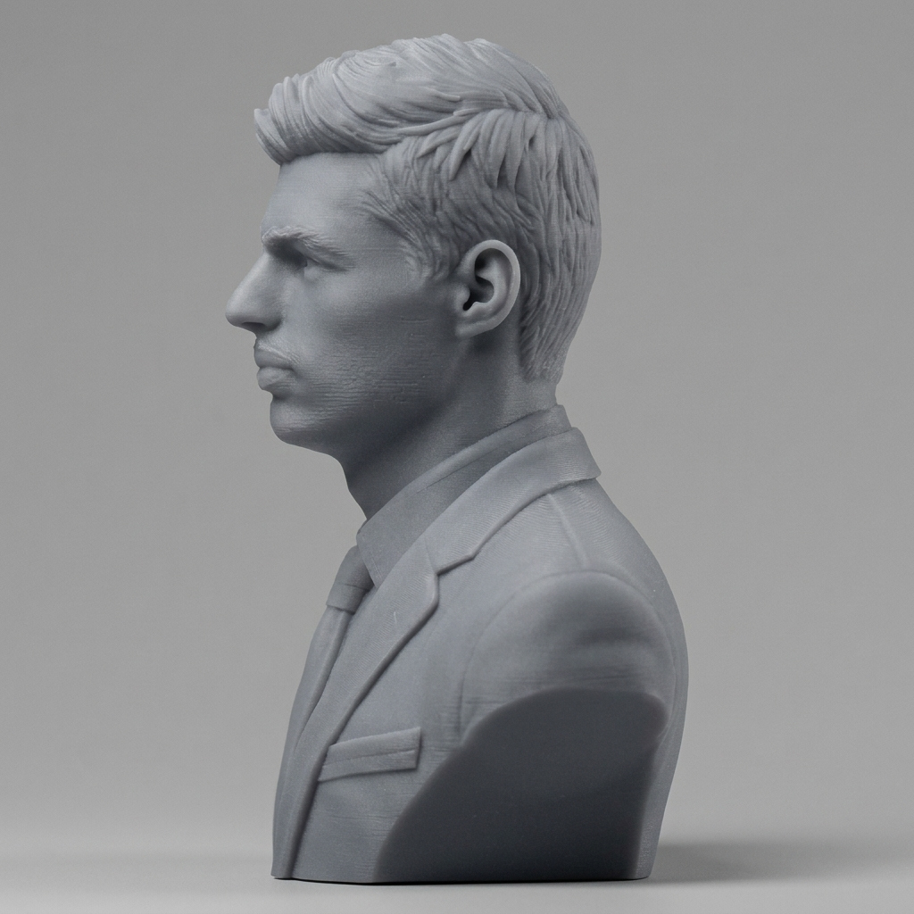 Max Verstappen 3D Printable Bust 3D Model
