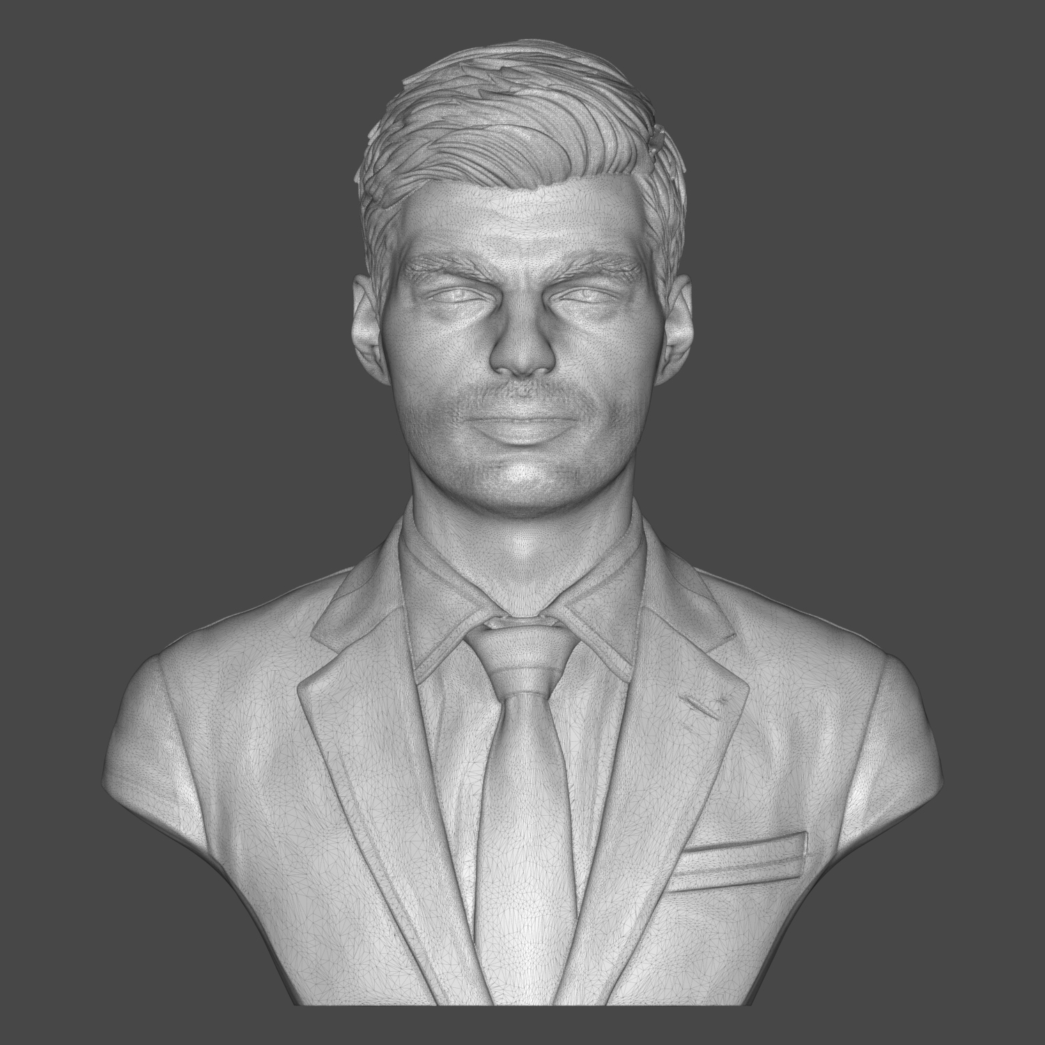 Max Verstappen 3D Printable Bust 3D Model