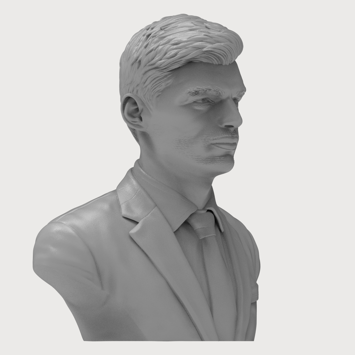 Max Verstappen 3D Printable Bust 3D Model
