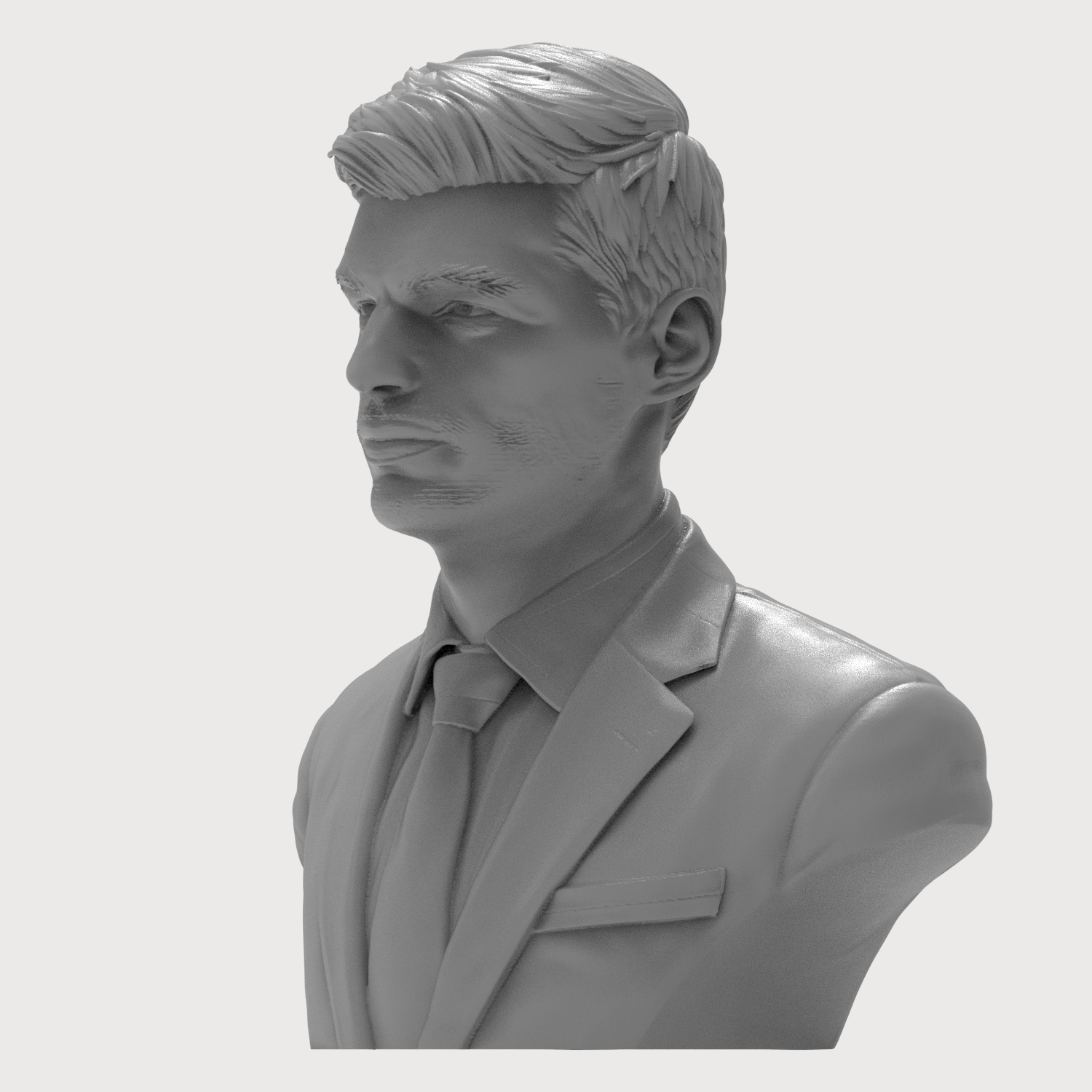 Max Verstappen 3D Printable Bust 3D Model