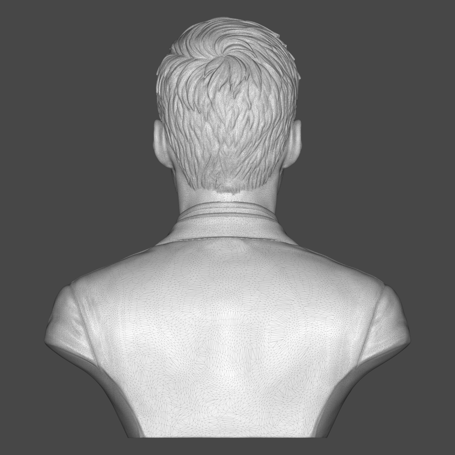 Max Verstappen 3D Printable Bust 3D Model