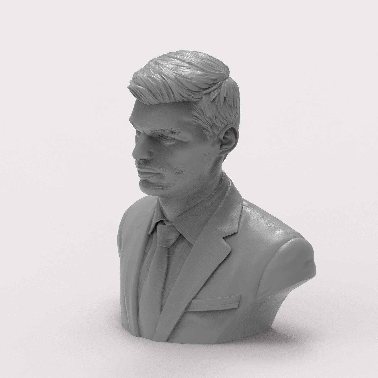 Max Verstappen 3D Printable Bust 3D Model