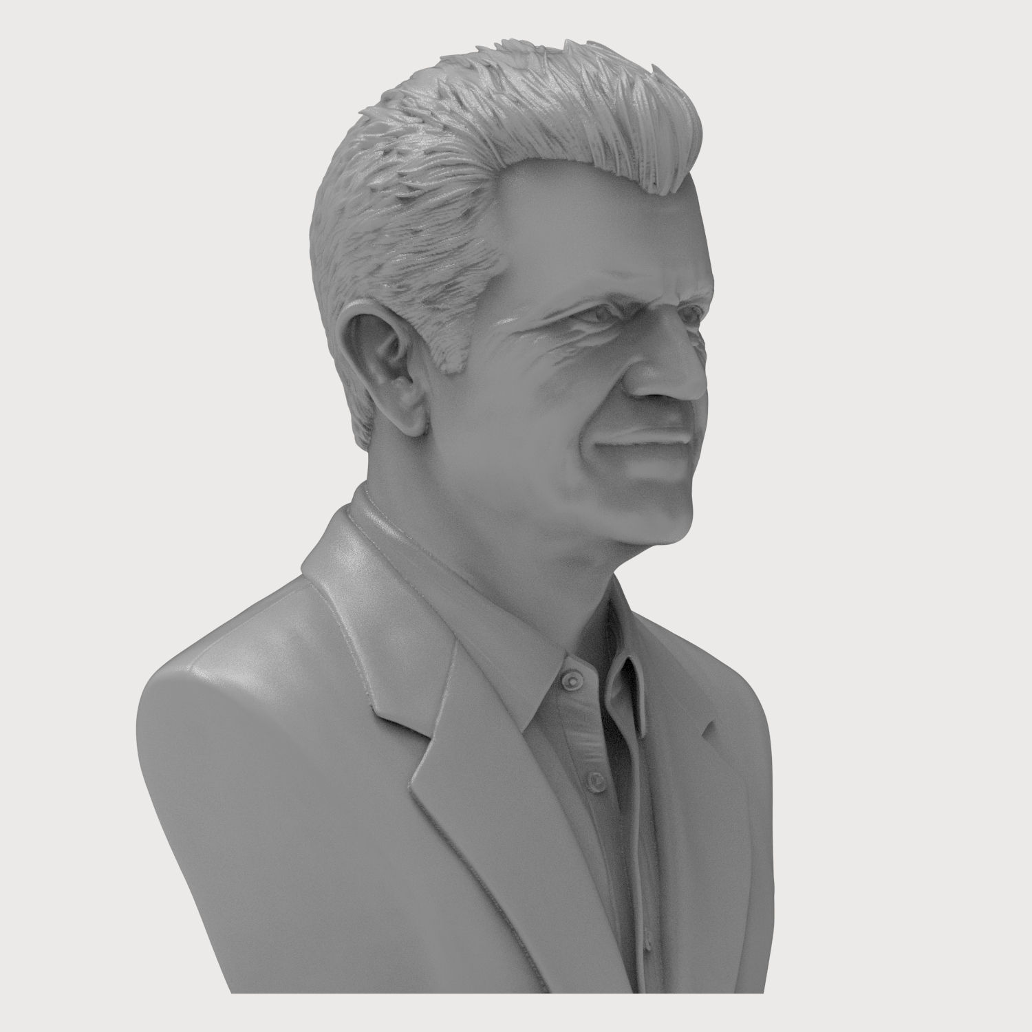 Mel Gibson Portrait Bust - Cinema Icon 3D Printable 3D Model