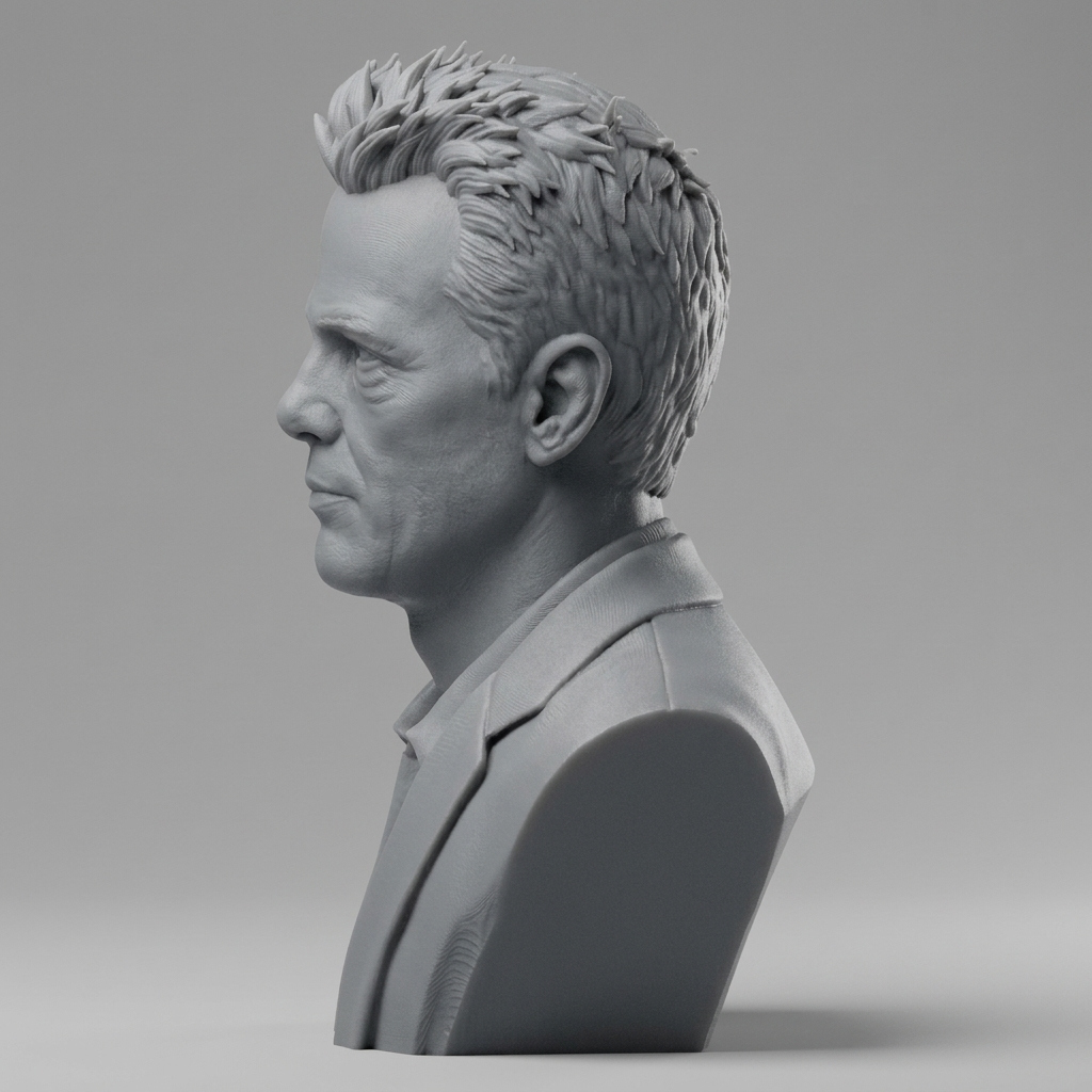 Michael Biehn Portrait Bust 3D Printable 3D Model