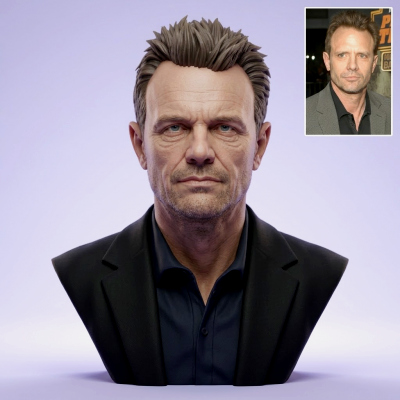 Michael Biehn Portrait Bust 3D Printable