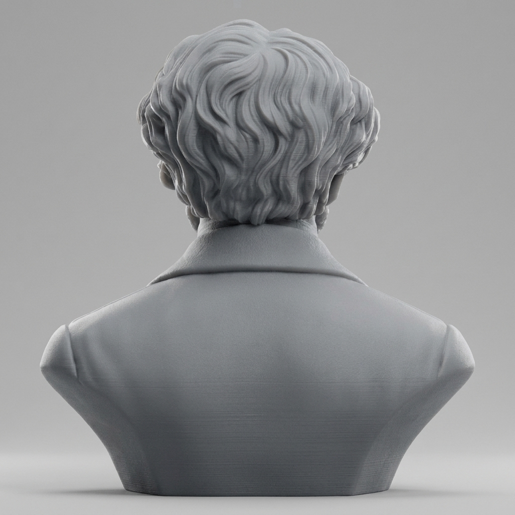 Michael Faraday 3D Printable Bust 3D Model