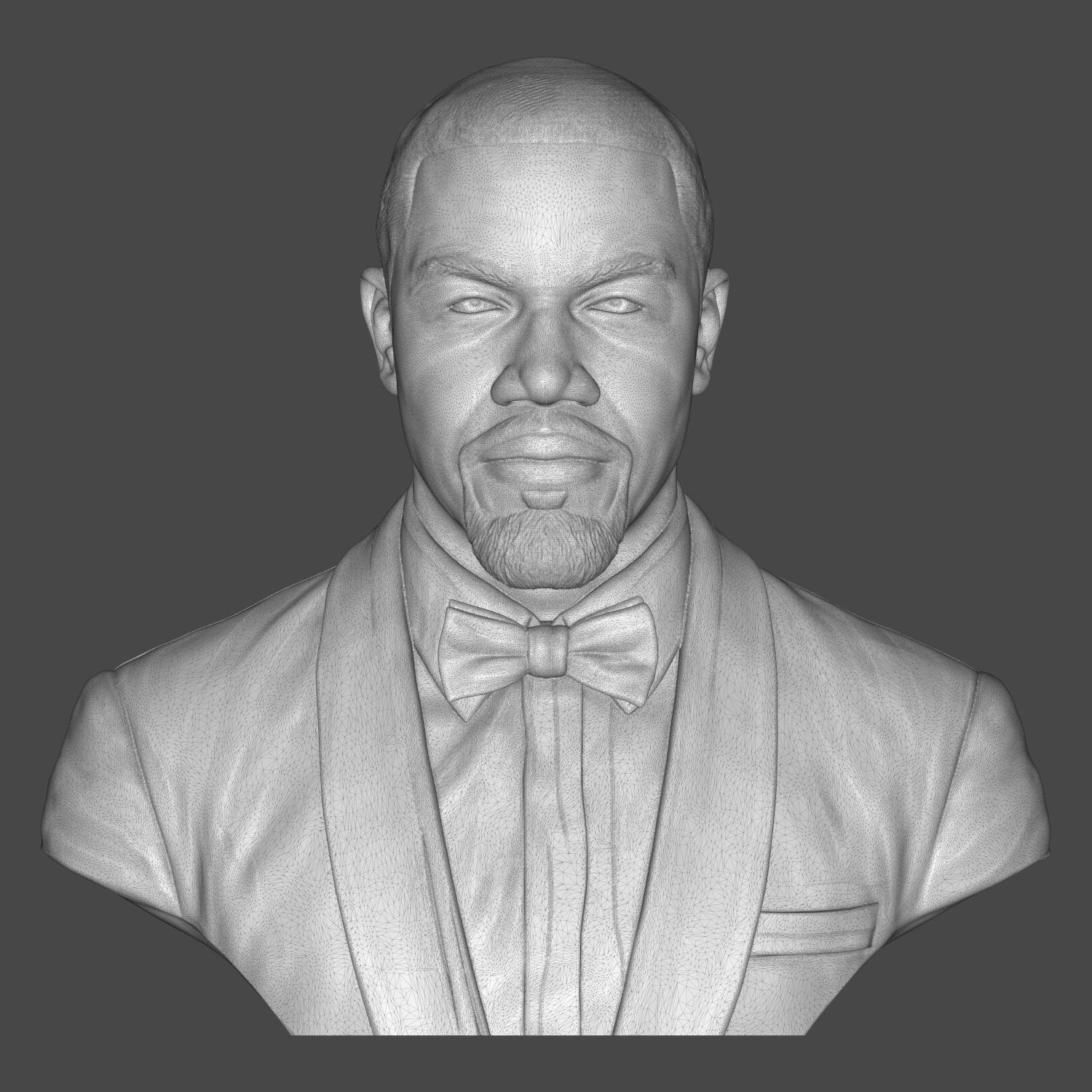 Michael Jai White Bust 3D Print Model 3D Model