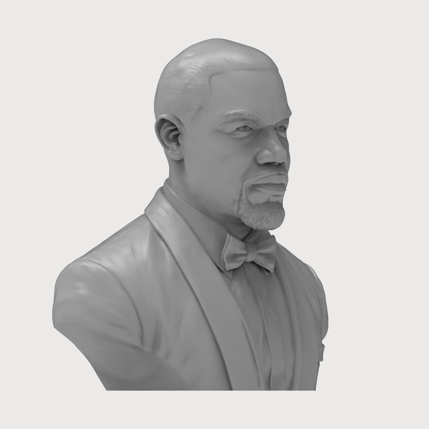 Michael Jai White Bust 3D Print Model 3D Model