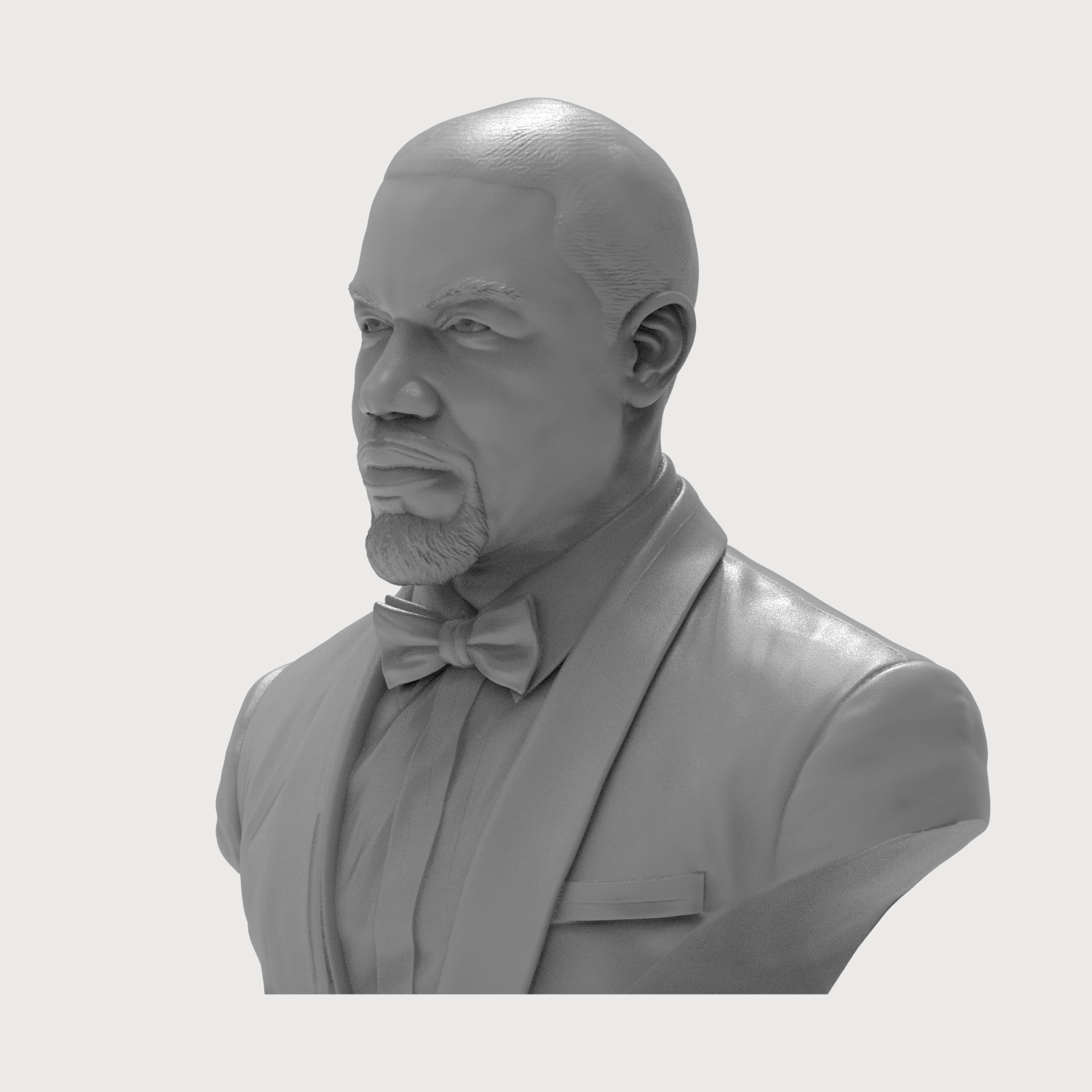 Michael Jai White Bust 3D Print Model 3D Model