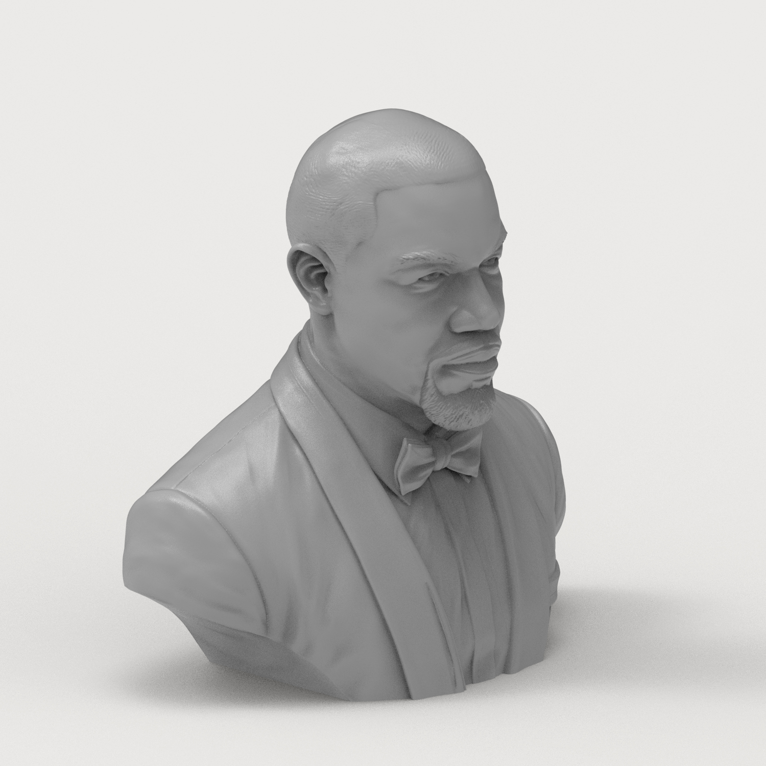 Michael Jai White Bust 3D Print Model 3D Model