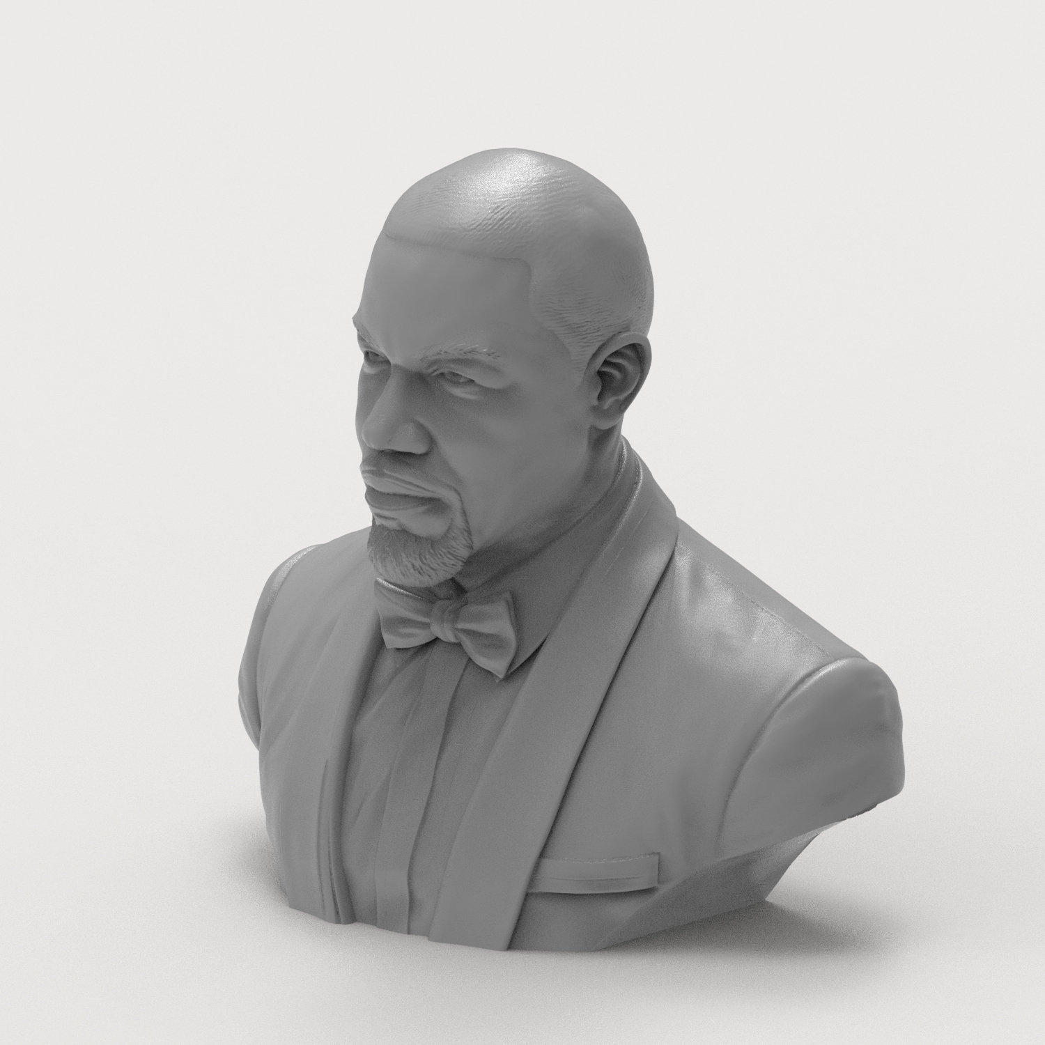 Michael Jai White Bust 3D Print Model 3D Model