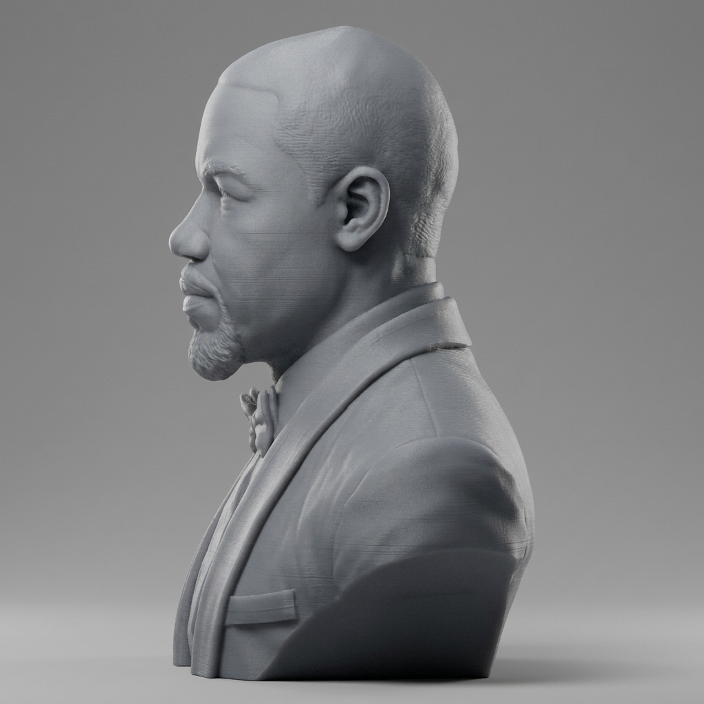 Michael Jai White Bust 3D Print Model 3D Model