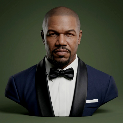 Michael Jai White Bust 3D Print Model