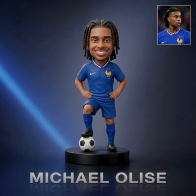 Michael Olise Footballer Figurine 3D Print Model