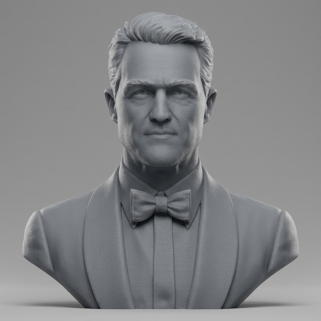 Michael Schumacher 3D Printable Bust 3D Model