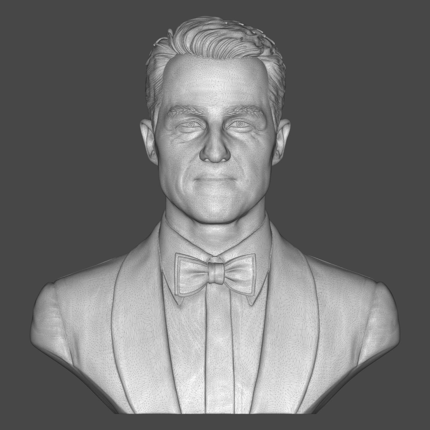 Michael Schumacher 3D Printable Bust 3D Model