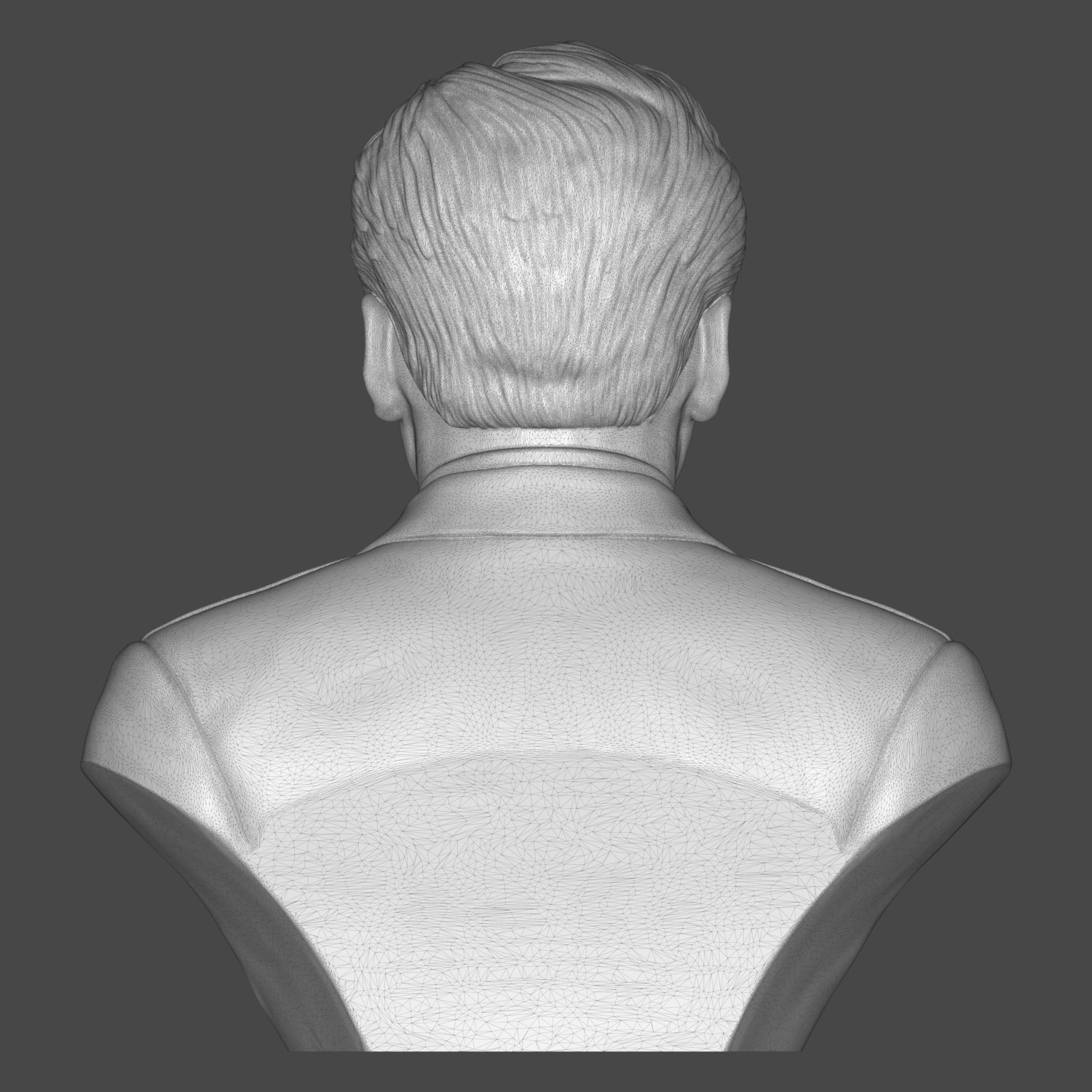 Mikhail Kalashnikov 3D Printable Bust 3D Model