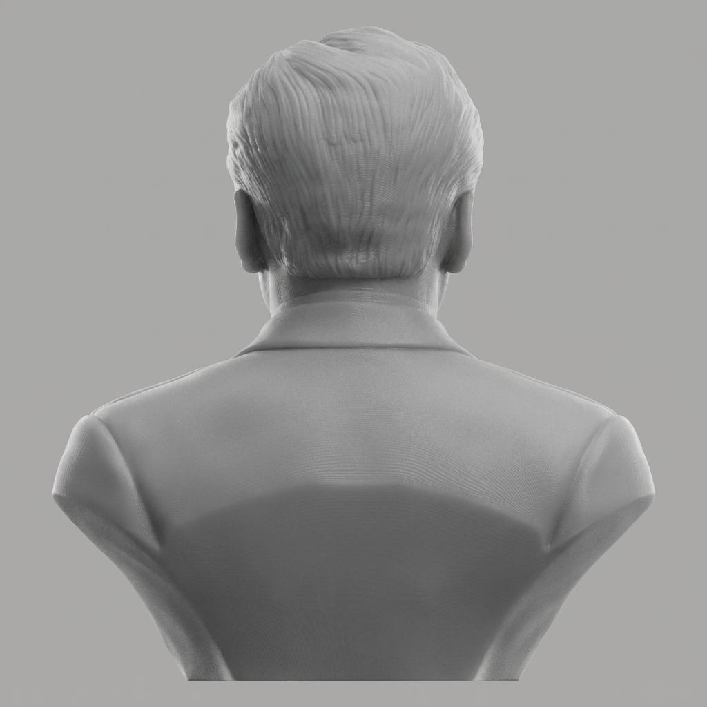 Mikhail Kalashnikov 3D Printable Bust 3D Model