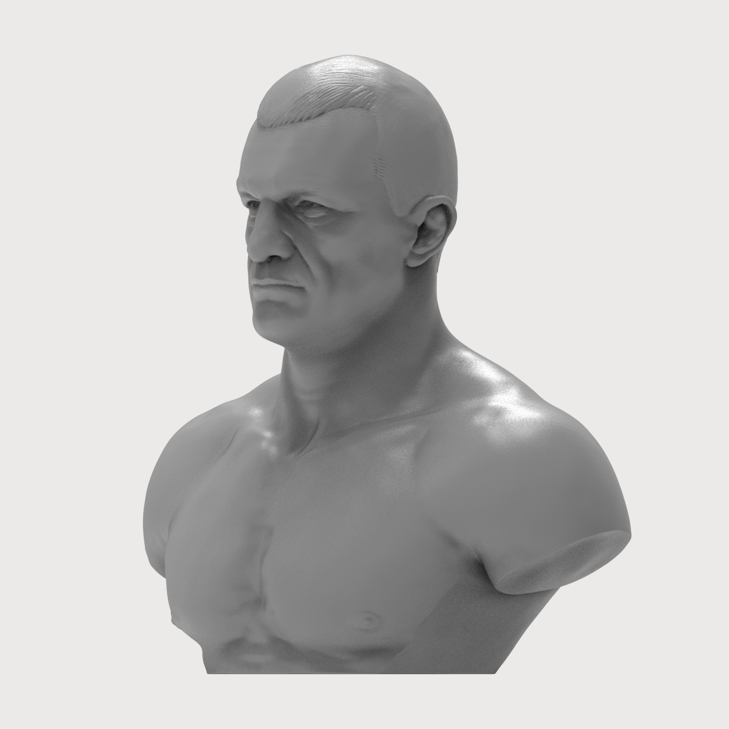 Mirko Cro Cop 3D Printable Bust 3D Model