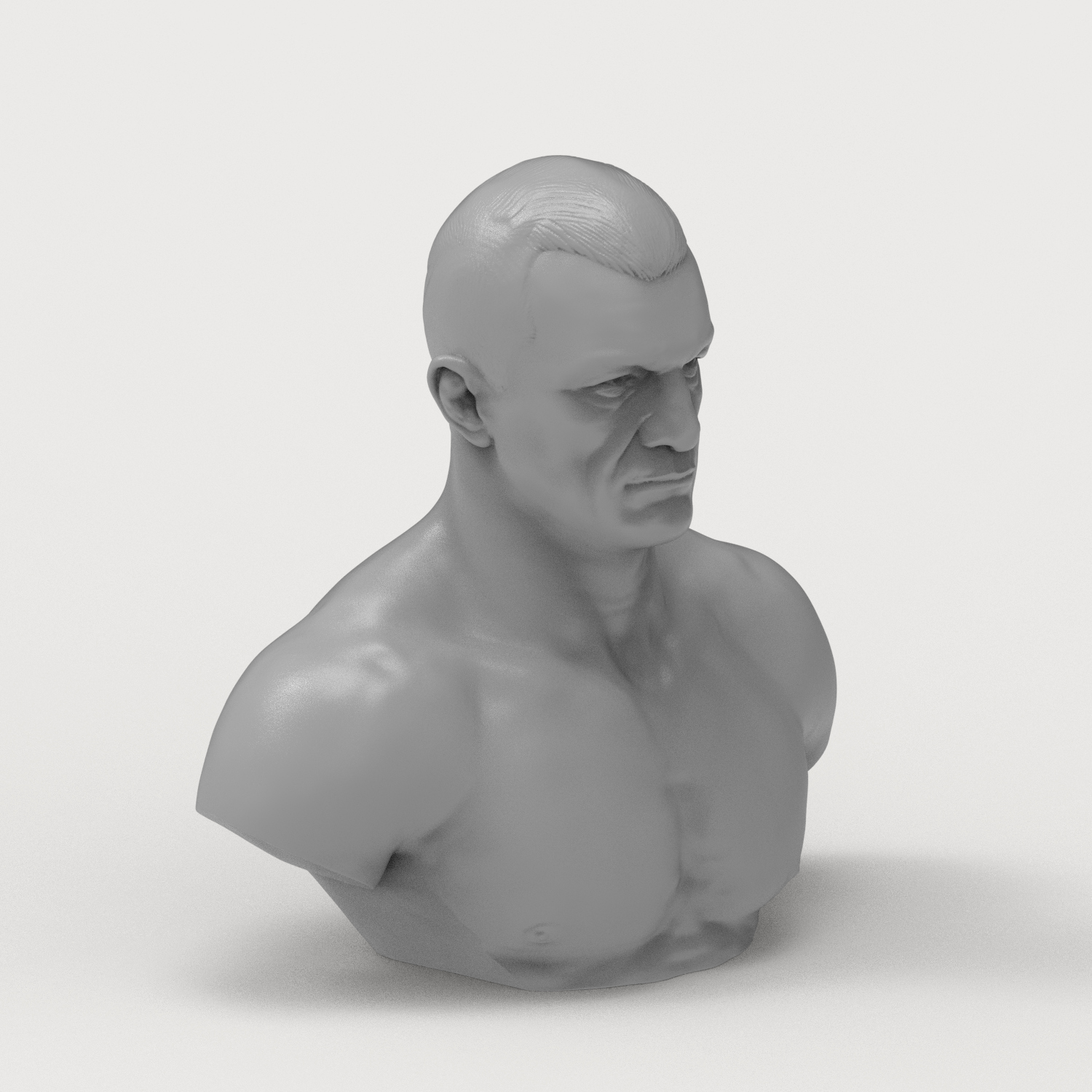 Mirko Cro Cop 3D Printable Bust 3D Model