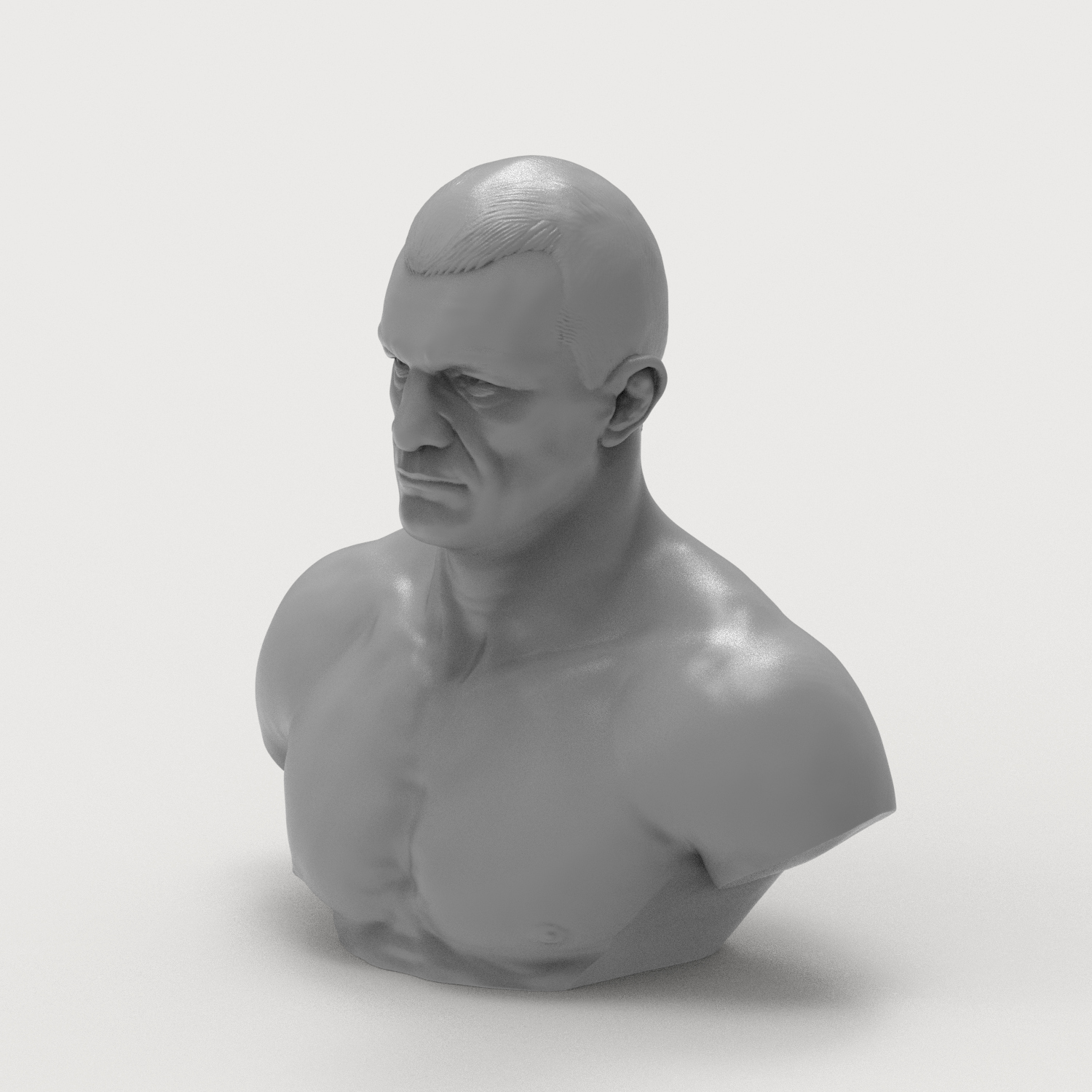 Mirko Cro Cop 3D Printable Bust 3D Model