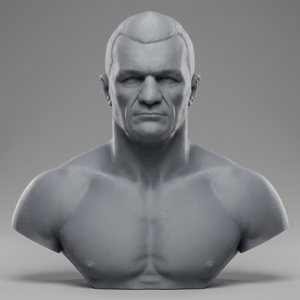 Mirko Cro Cop 3D Printable Bust 3D Model