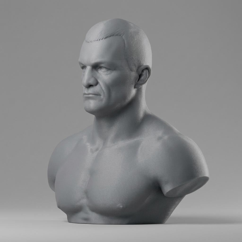 Mirko Cro Cop 3D Printable Bust 3D Model