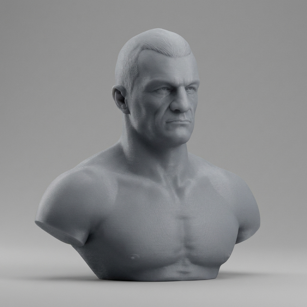 Mirko Cro Cop 3D Printable Bust 3D Model