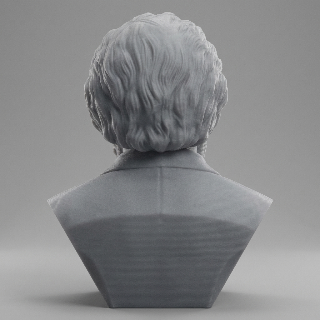 Modest Mussorgsky 3D Printable Bust 3D Model