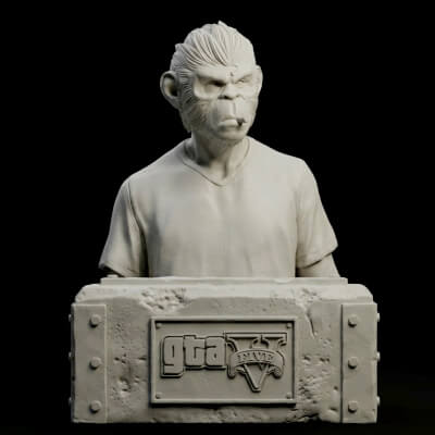 Monkey Mask "GTA V"