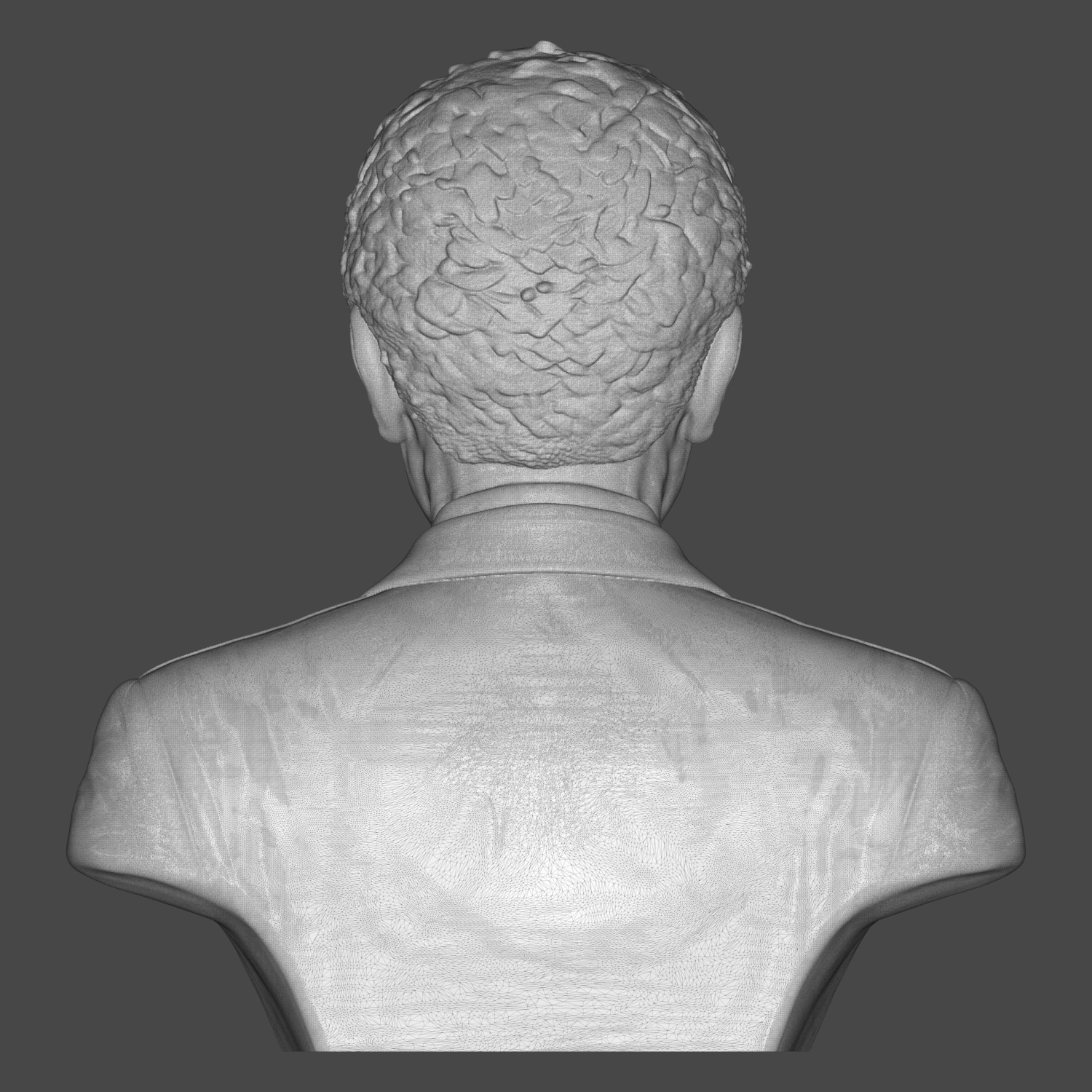 Nelson Mandela Bust 3D Model