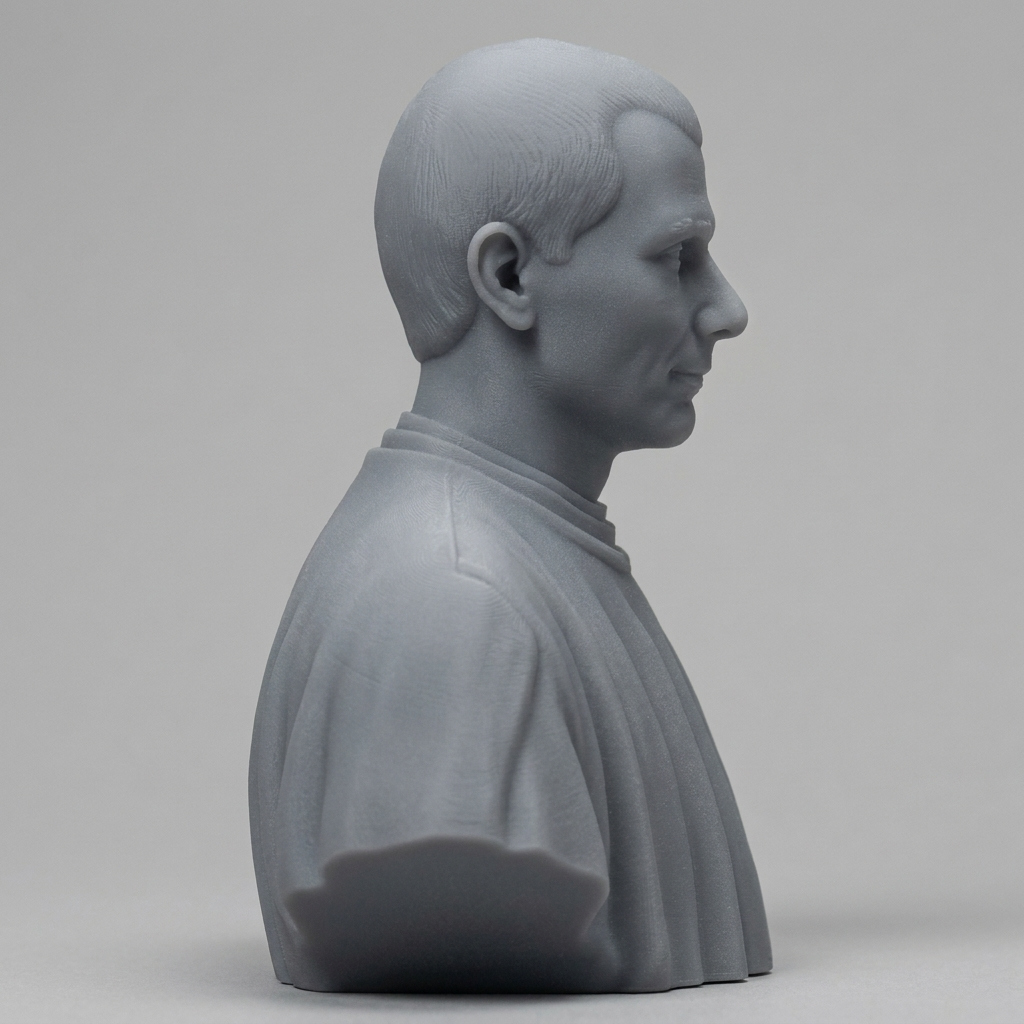 Niccol&ograve Machiavelli Bust 3D Printable 3D Model