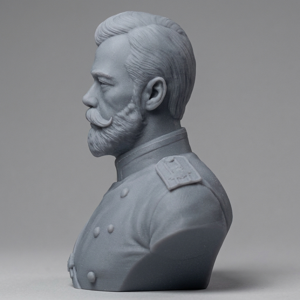 Nicholas II Last 3D Printable Bust 3D Model